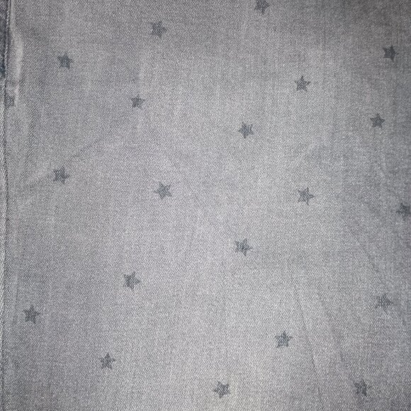 Kensie Jeans Effortless Ankle Mid Rise Black With Black Stars Size 20W - Picture 8 of 9